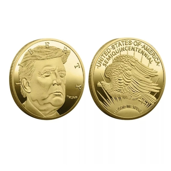 NEW President Donald J Trump collector coin Liberty Coin Semiquintennial - Picture 4 of 8